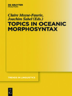cover image of Topics in Oceanic Morphosyntax